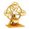 Custom Soft Play Equipment Orange Miniature Ferris Wheel Commercial