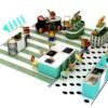 Supermarket Role Play House CE Approved Indoor Childrens Playground Equipment