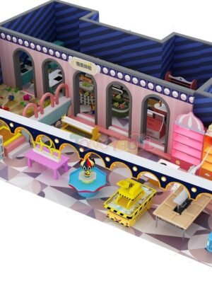 Unisex Commercial Indoor Playhouse Puzzle Inside Play Equipment OEM