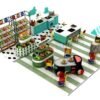 Supermarket Role Play House CE Approved Indoor Childrens Playground Equipment