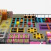 Reliable Indoor Commercial Trampoline Equipment 15FT Indoor Play Area With Trampoline