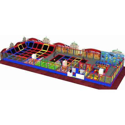 OEM Trampoline Equipment Park Non Toxic Custom Indoor Trampoline Safety For Shopping Malls