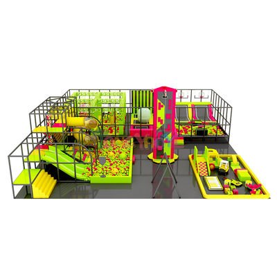 Indoor Trampoline Park Equipment Multi Event Soft Play Trampoline Park 8FT