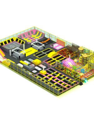 Fade Resistant Trampoline Park Equipment UV Resistant Trampoline Park For Adult